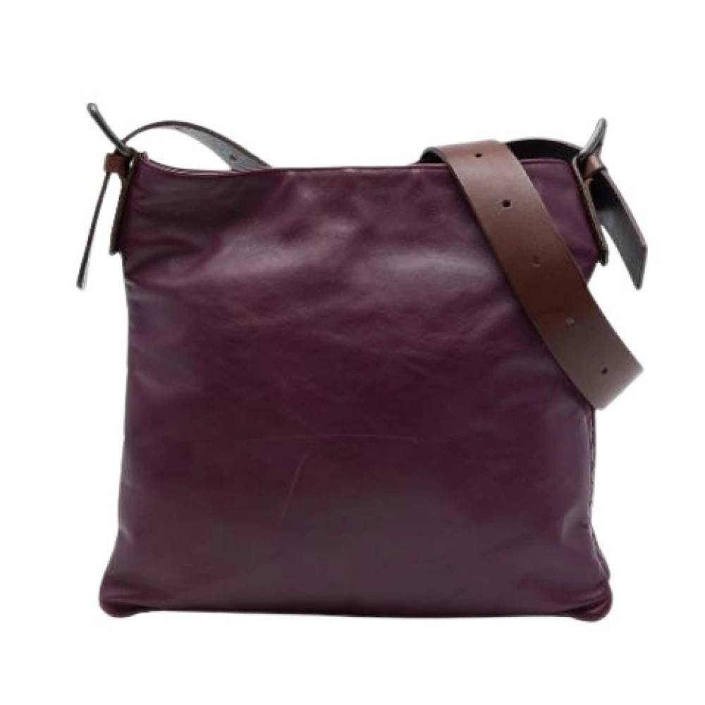 Bottega Veneta Vintage - Pre-owned Crossbody Bag Vintage - Dam - ONE Size - Läder