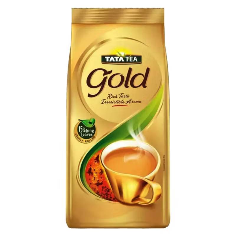Tata gold svart te 450g