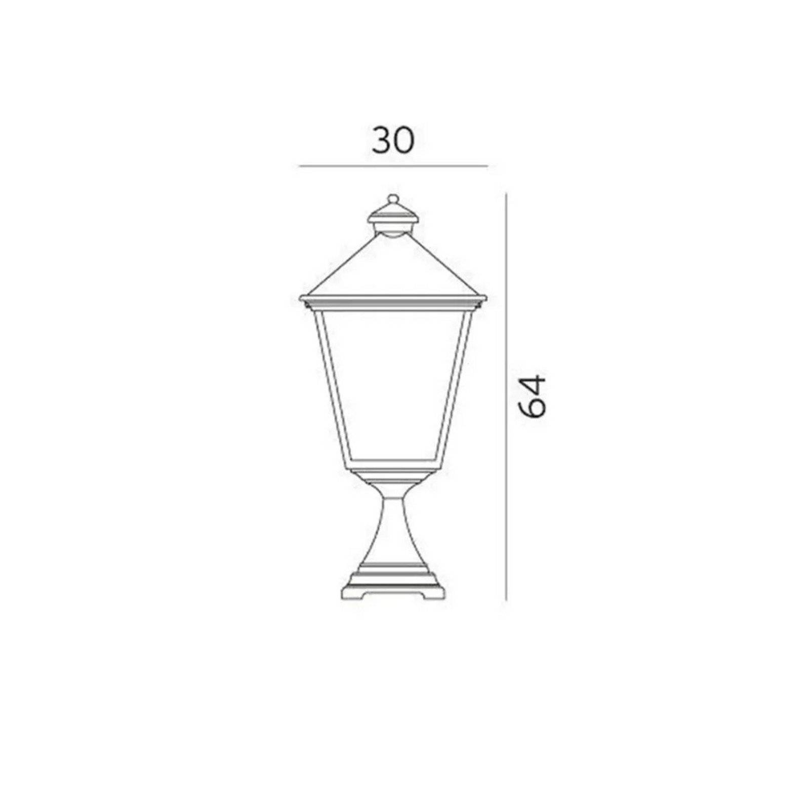 Udendørslampe Norlys, Sort, Terrasse, Aluminium