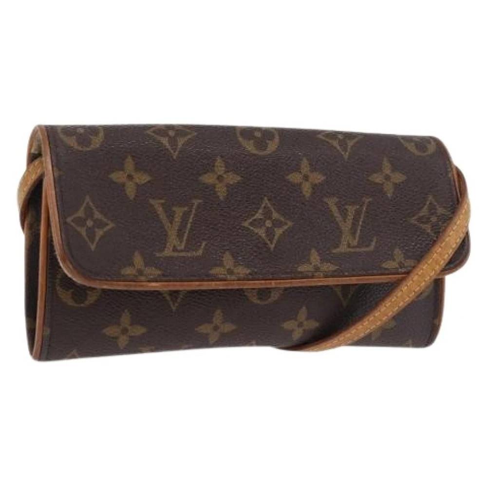 Louis Vuitton Vintage Pre-owned Monogram Canvas Crossbody Bag - Vintage - Dame - Brun - ONE SIZE - Uld