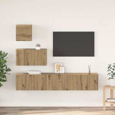 vidaXL TV-møbelsæt 4 pcs artisan eg 80 x 30 x 30 cm Konstrueret træ