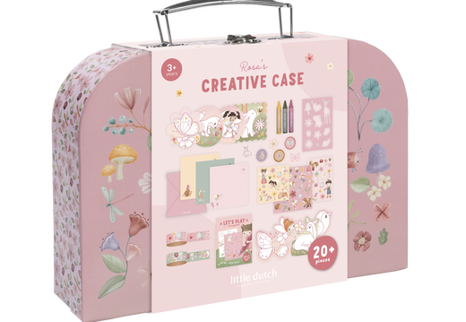 Little Dutch - Creativity Suitcase - Rosa Fairy Garden (BT126898)