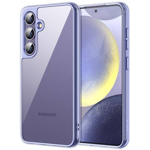 JETech Skal för Samsung Galaxy S24+ / S24 Plus 5G, Anti-Gulning Stötsäkert Skyddande Stötfångarhölje Case, Anti-Rep Hård PC Baksida (Cobalt Violet)