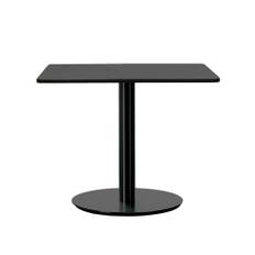 Cappellini - Big Break Table Square, Pink Matt Lacquer Extra, Anthracite Base - Matbord - Giulio Cappellini - Rosa - MDF/Metall
