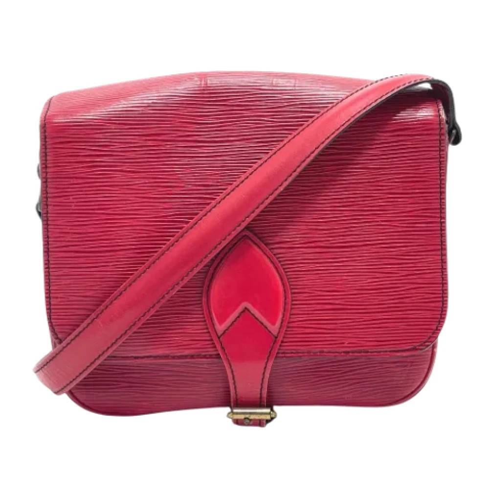 Louis Vuitton Vintage Pre-owned Laeder louis-vuitton-tasker - Vintage - Dame - Rød - ONE SIZE - Uld