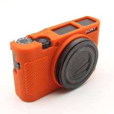 Sony DSC-RX100 Mark III IV M3 M4 blød silikone beskyttende etui - Orange