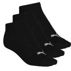 Puma U Sneaker Plain 3p Bomullsstrumpor Black - 43-46