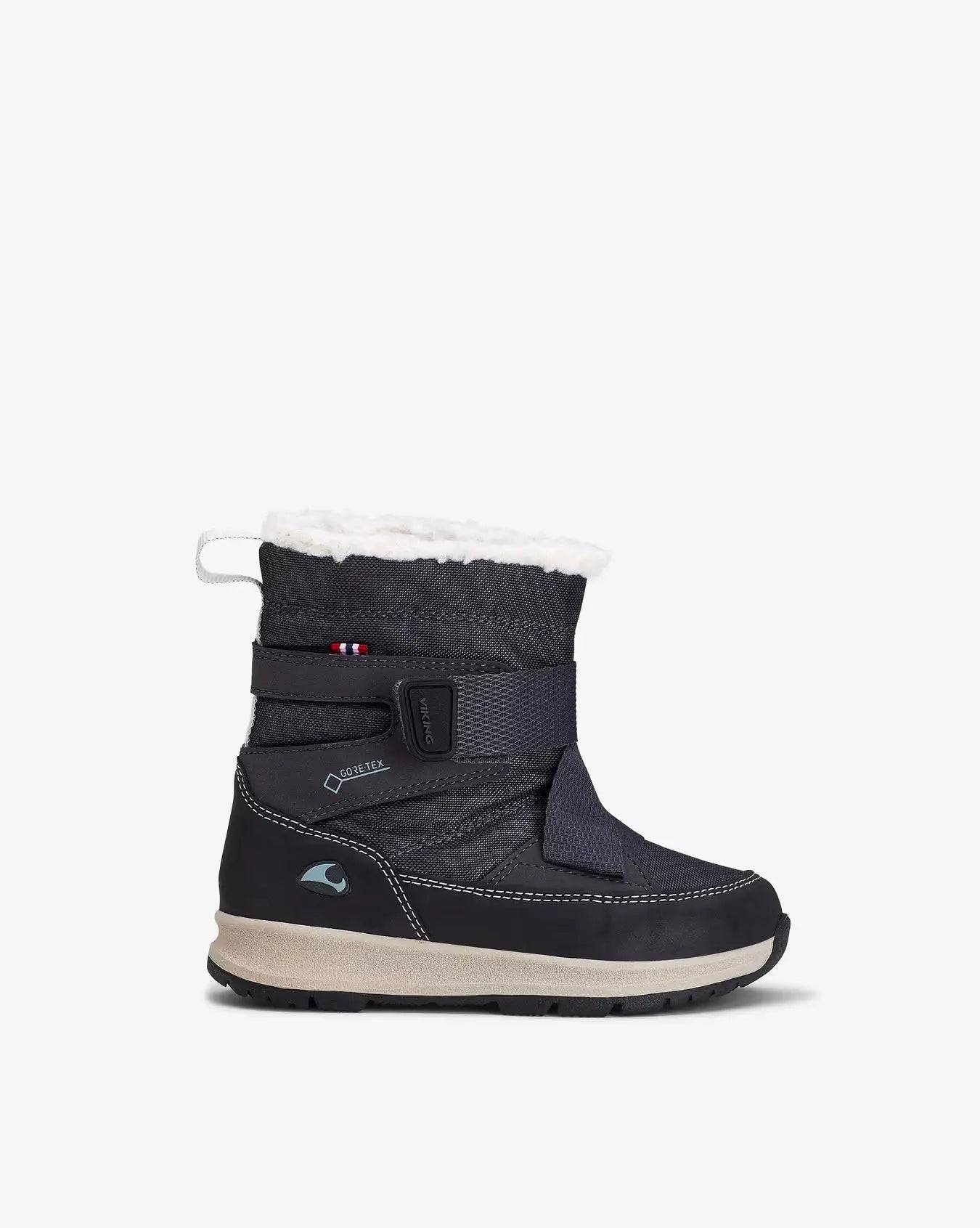 Viking Verglas Kids Vinterstøvler Børn - Charcoal/Black / 24