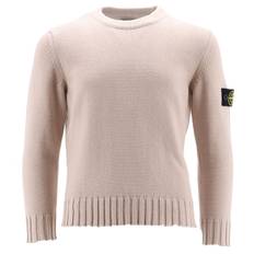 Stone Island Tröja - Stickad - Natural Beige - Stone Island - 10 år (140) - Tröja