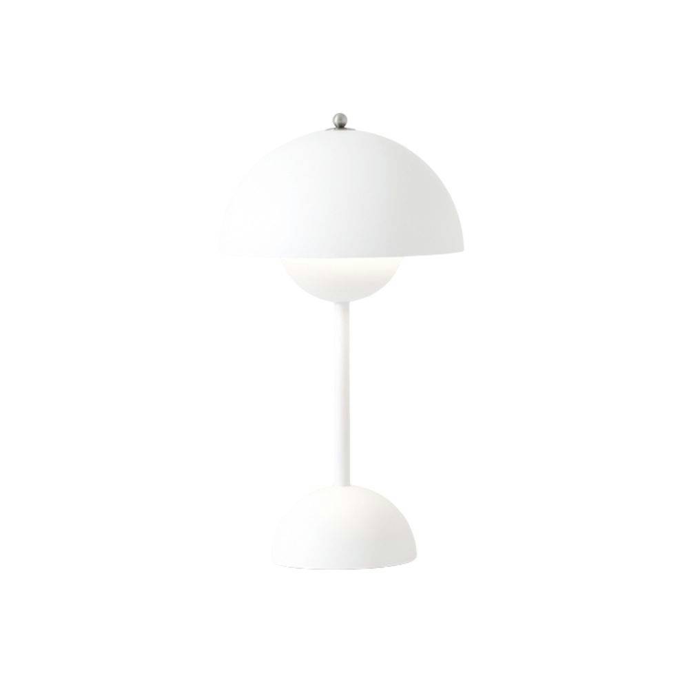 Andtradition Flowerpot VP9 Portable Bordslampa Matt White