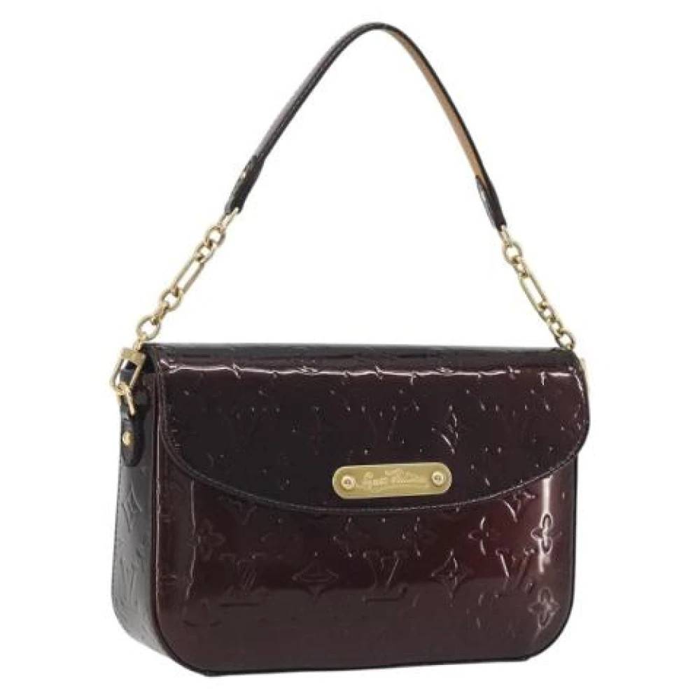 Louis Vuitton Vintage Pre-owned Skuldertaske - Vintage - Dame - Lilla - ONE SIZE - Uld