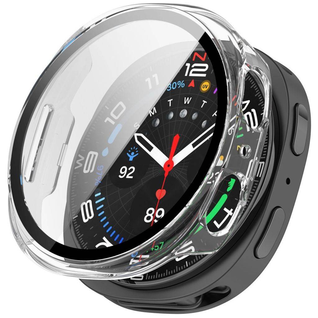 Samsung Galaxy Watch8 44mm Cover med Skærmbeskyttelse - Transparent