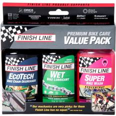 Finish line plejemiddels pakke - 3 stk - vask/affedt/olie(wet)