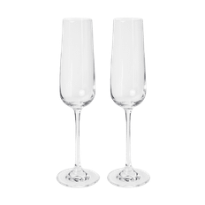 Chateau BONLION Champagneglas kristall ELISE 27 cl, 2-pack Transparant ONESIZE