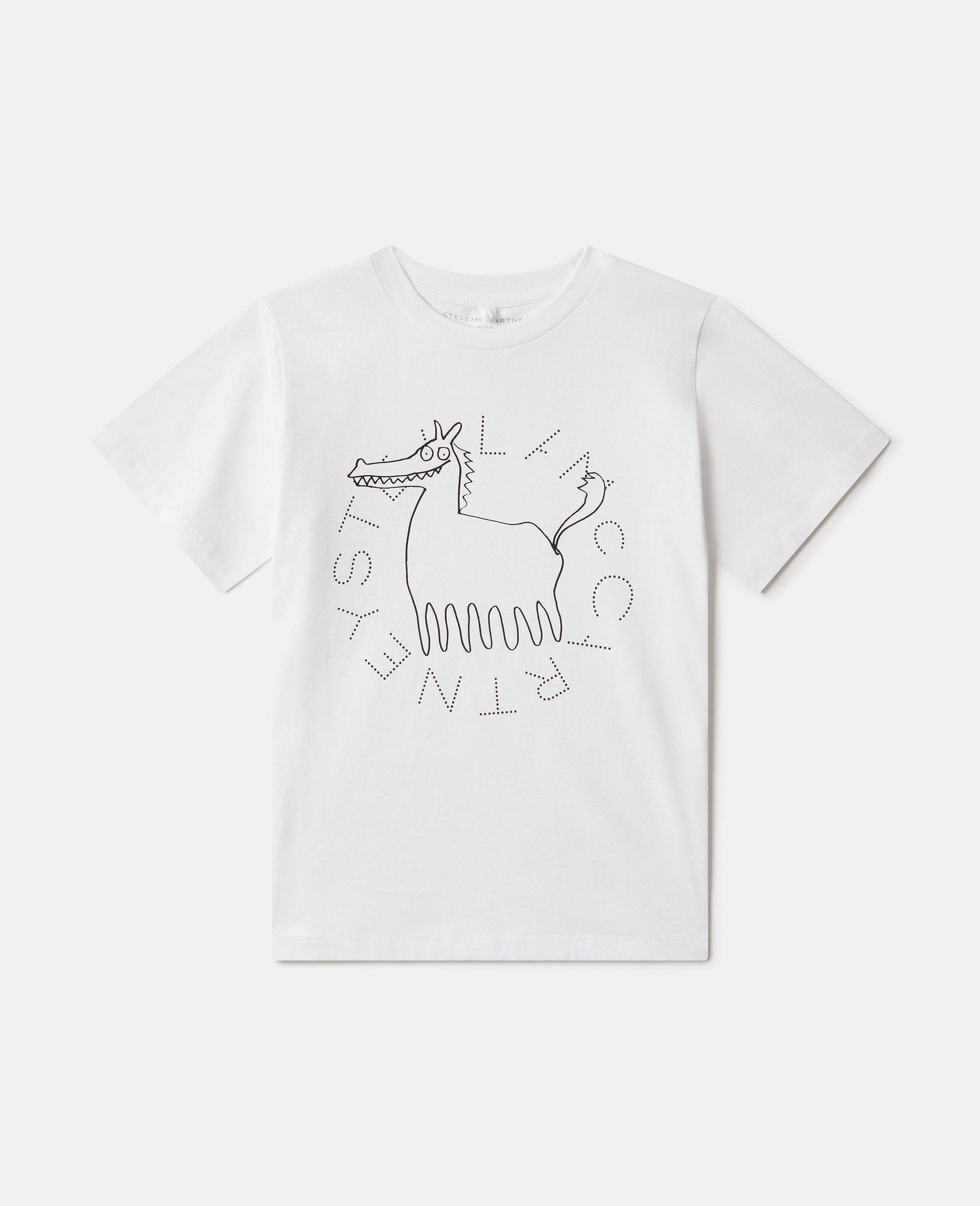 Stella McCartney - Horse Graphic T-Shirt, , Size: 10