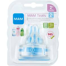 MAM Teat size 2 Från 2+ månader Dinappar 2 st