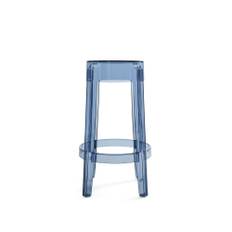 Kartell - Charles Ghost "Medio" H.65 Powder Blue - Taburetter - Philippe Starck - Blå - Plast