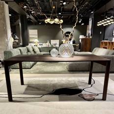 Matbord Wakai - 180x90 cm / Massiv ek / Vitlaserad ek (oljad)