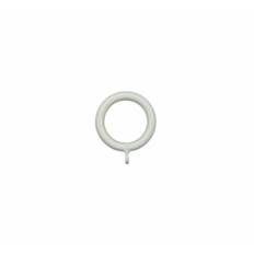 Hvid plastik gardinring. Ø37 mm.