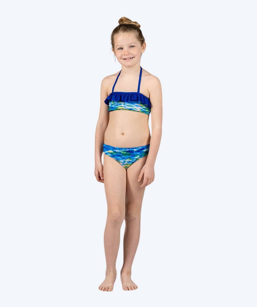 Watery havfruebikini til børn - Sæt - Rainbow Bloom - Havfruehaler til børn (Sæt)
