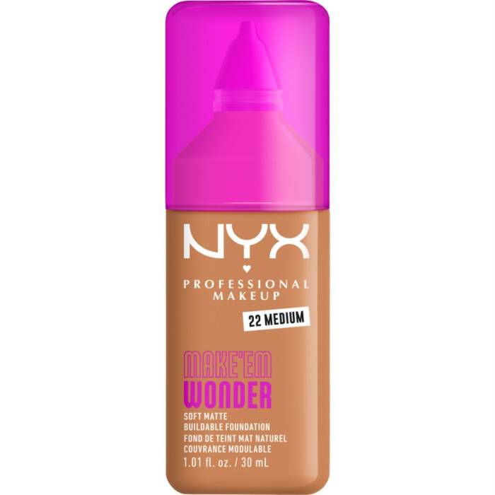 NYX Professional Makeup Make Em Wonder Foundation 22 Medium 30 ml