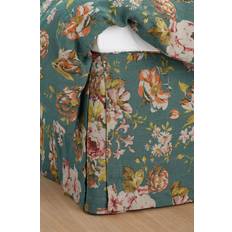 Ellos Home - Sängkappa Candice Rose i tvättat lin 60 cm - Grön