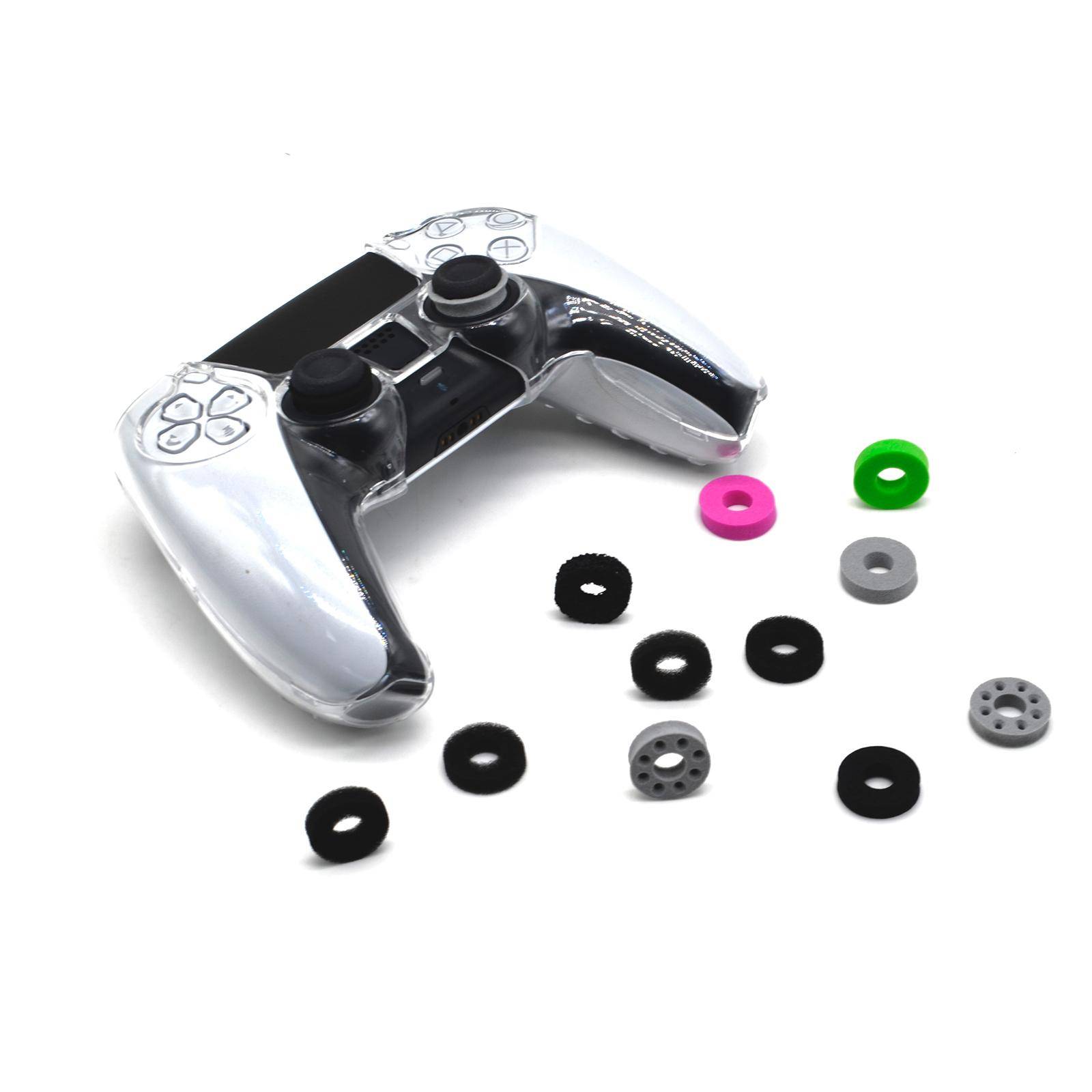 Controller Rörelsekontrollringar Målhjälpsringar för PS5-PS4 Switch PRO Spelkontroll Auxiliary Svamp Precision Målring black