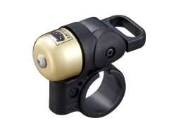 Cateye Nido OH-1500 Cykelringklocka Ø23mm - Guld/Svart
