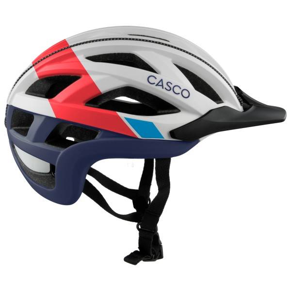 CASCO Cuda Cykelhjälm Storlek 54-58 cm - M Färg weiss / blau
