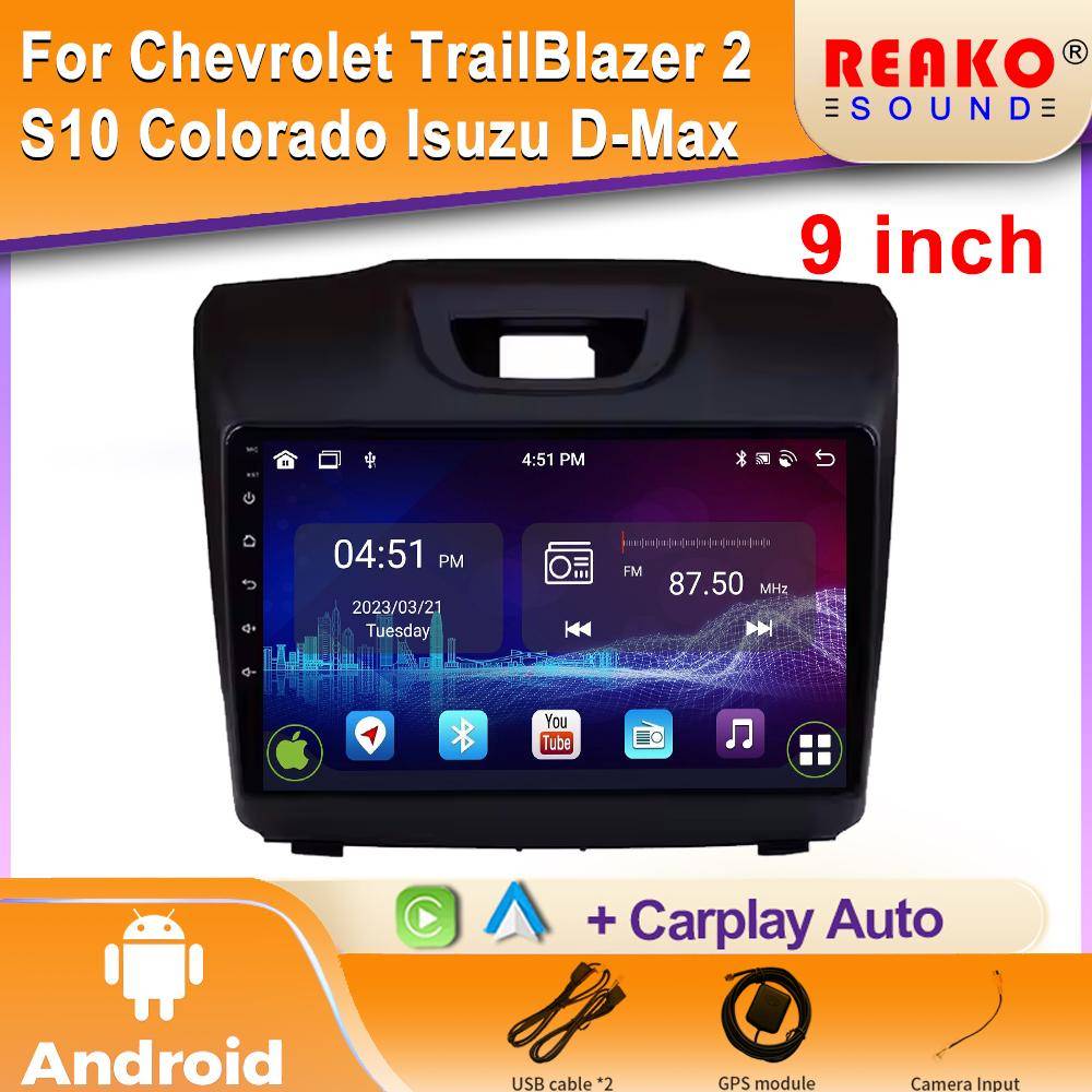 Android För Chevrolet TrailBlazer 2 S10 Holden Colorado För Isuzu D-Max DMAX Bilradio Stereo Multimedia Spelare Navigation 5G
