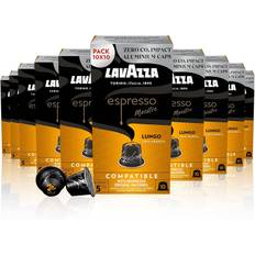 10 x pakker Lavazza Maestro Lungo Aluminiums kapsler til Nespresso® (100 kapsler)