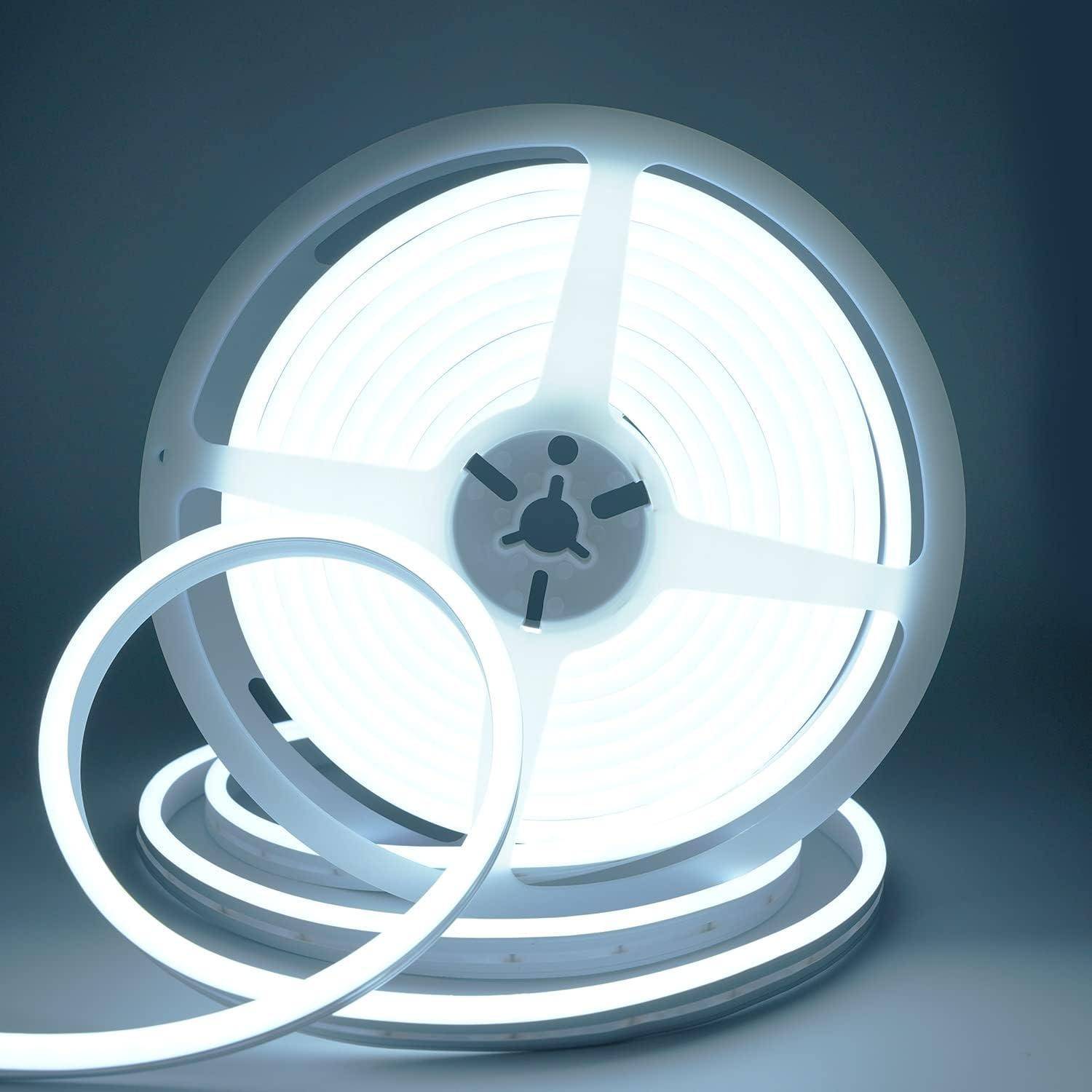 DC 12V Neonljus LED Strip SMD 2835 120LEDs/M Neonskylt Vattentät silikonrep Ljus Flexibel Lampa Hembakgrundsbelysning Dekoration