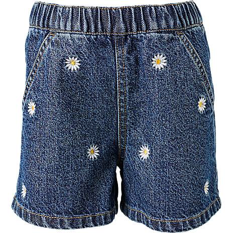 VRS børne denim shorts str. 98/104 - blå