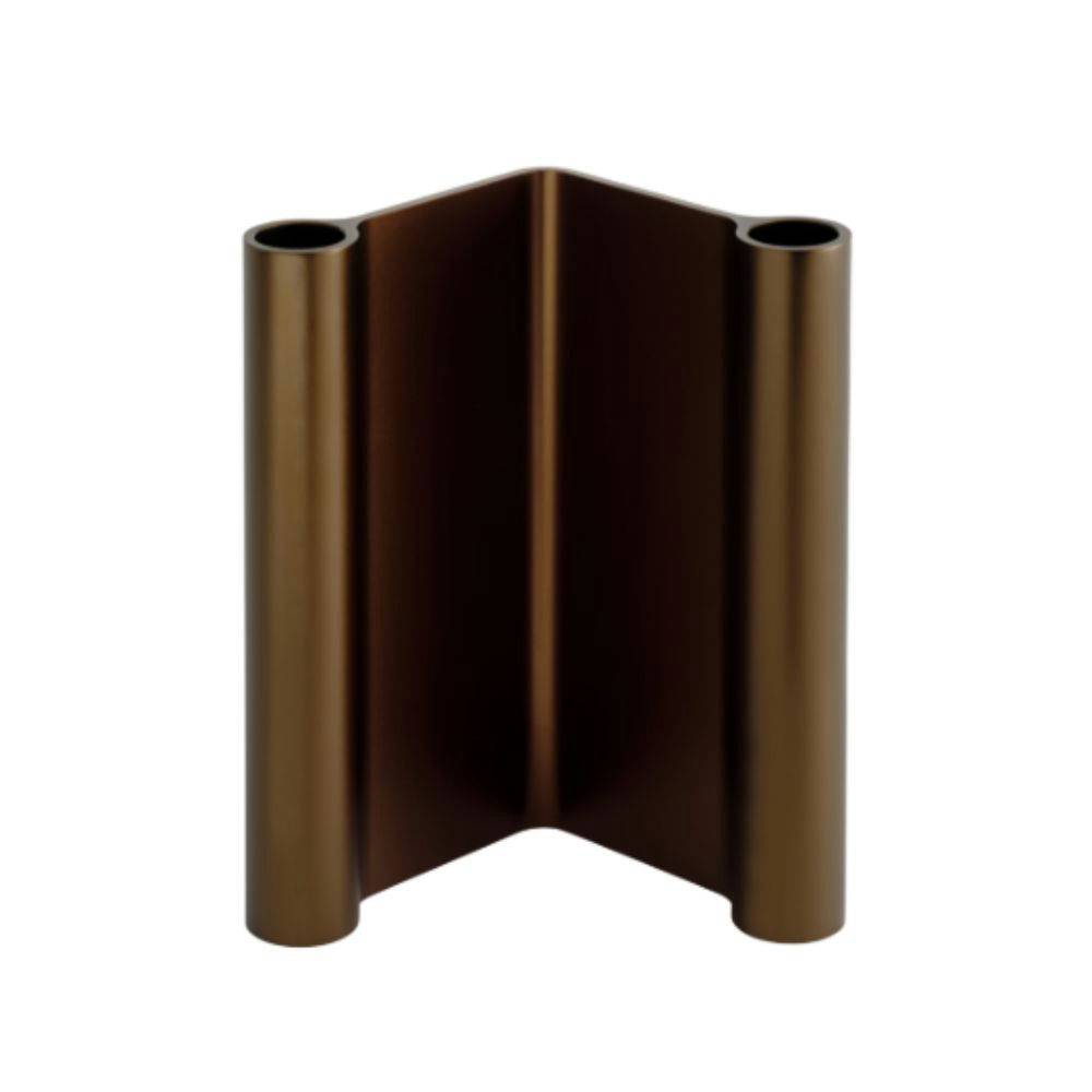 Muuto Pair Candleholder Lysestage (H18 cm) Brown
