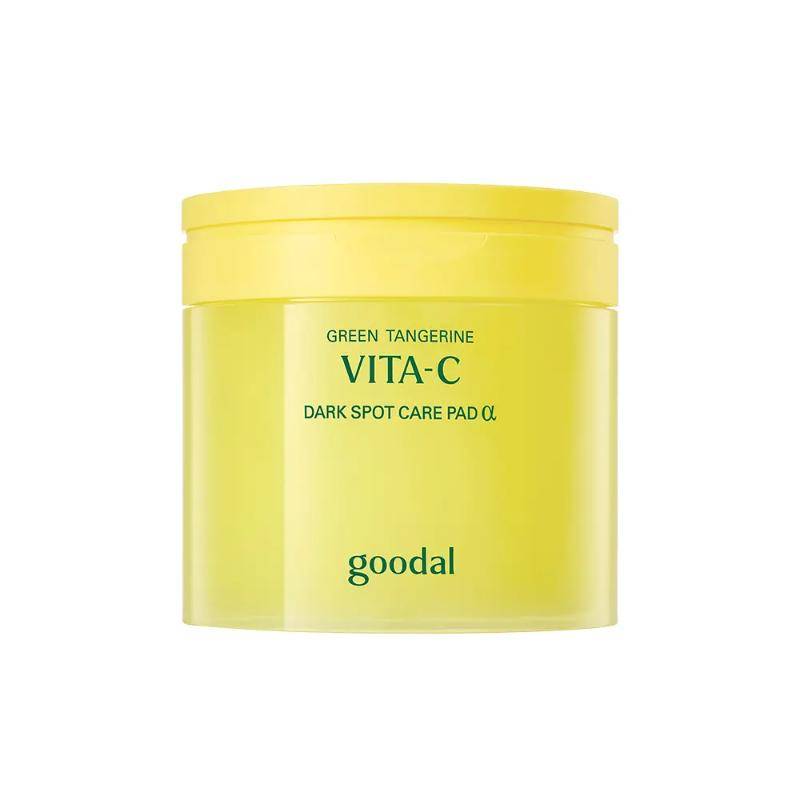 GOODAL Green Tangerine Vita C Dark Spot Care Pad Alpha Brightening Toner Pads 160ml 70pcs
