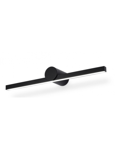 LUISA 60 badeværelseslampe B61 cm 12W LED - Sort