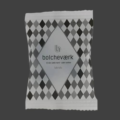 BOLCHEVÆRK - Lakrids Sukkerfri bolcher flowpack 12g..
