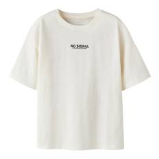 Name It T-Shirt - NkmOllie - Cloud Dancer - Name It - 11-12 år (146-152) - T-Shirt