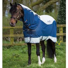 Horseware Rambo Summer Series Sommarregntäcke 0g Ponnystorlekar - Navy/Grå (125cm (5'9"))
