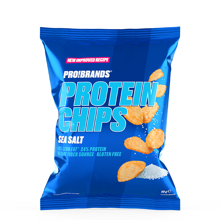 Snacks & slik Pro Brands Protein Chips 50 g, sour_cream_onion - Bodyman.dk