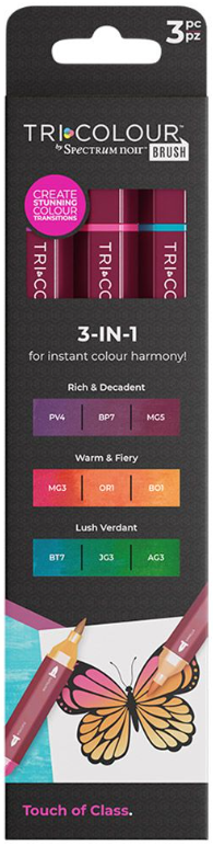 Spectrum Noir - TriColour Brush Marker - 3pc Touch of Class