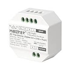 LIGHTEU®, Milight Miboxer Zigbee3.0 och 2.4GHz Push AC 100-240V Triac-dimmer för lampor och dimbara strålkastare, TRI-C1ZR