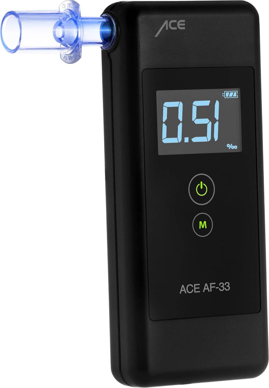 Alkoholtester M/ Display - ACE AF-33 - Måleområde 0.00-5.00%