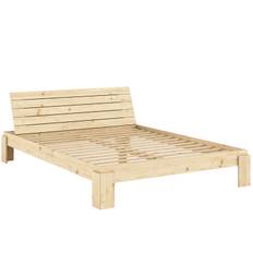 Karup Design - Layers Sängram med Sänggavel Natur 160x200 från Sleepo - Beige (160x200)