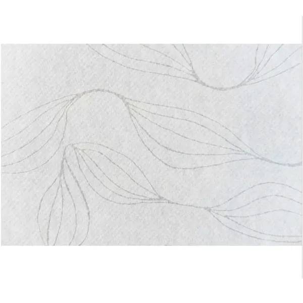 Rulledug, Polysoft, 2500x120cm, hvid, lamineret, 4 stk