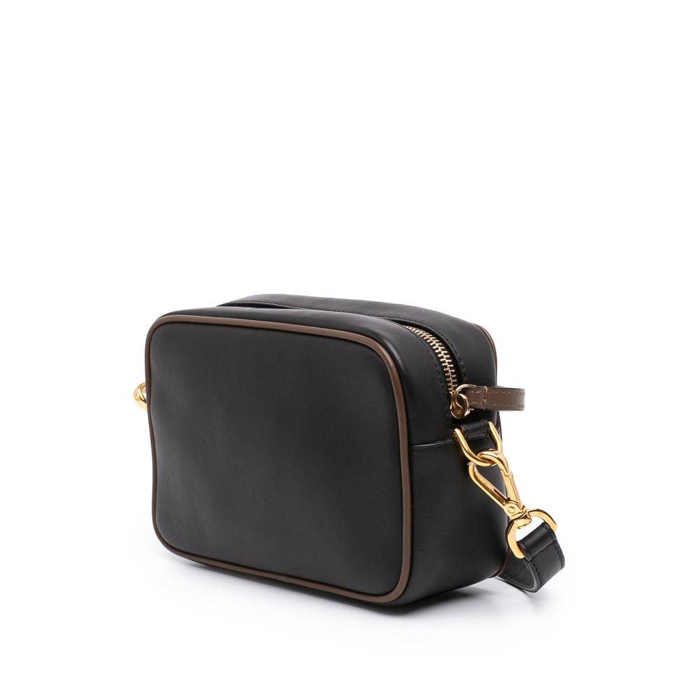 Fendi Vintage Crossbody Bag Stl.  - Black (L 13cm x W 18.50cm x D 7cm)