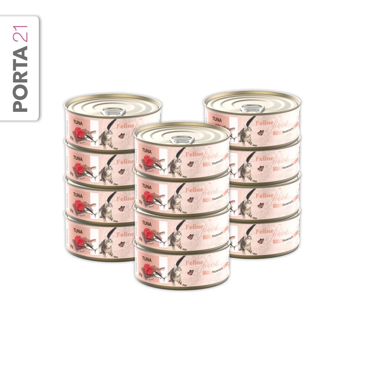 Feline Porta 21 - Catfood - 11x Feline Tuna - 85 g -