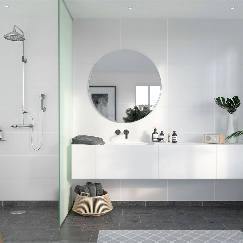 Våtrumsskiva Marcato Rektangel 60x30 cm Fibo