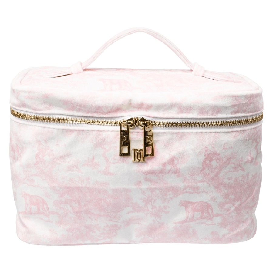 DARK Velvet Vanity Bag Large Cotton Candy Savannah Pattern