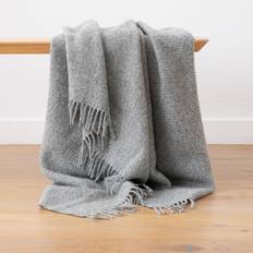 Silver plaid i uld Paula